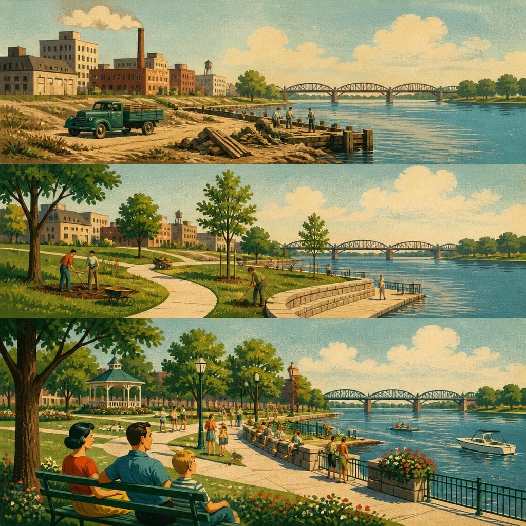 Cover art for How a Riverside Park Became a Point of Pride
