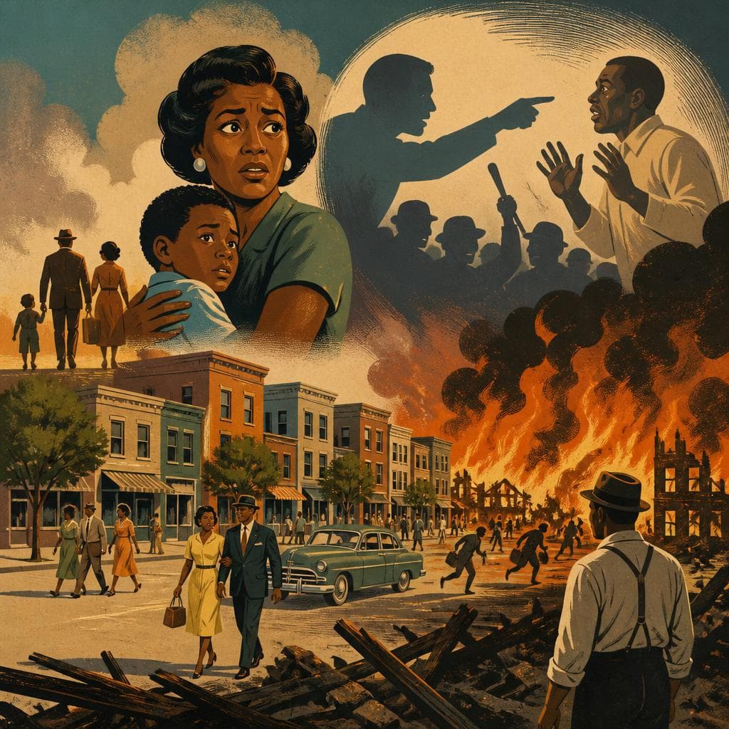 Cover art for When a False Accusation Burned Greenwood