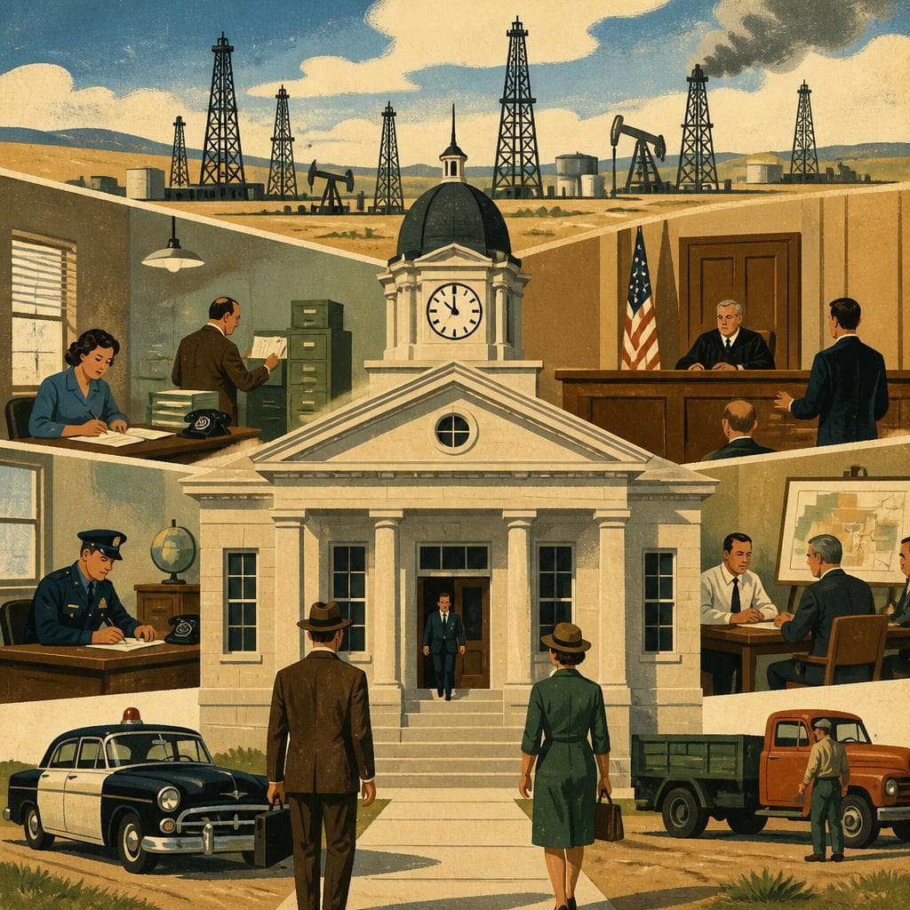 Cover art for A Big Government Job in a Very Small County