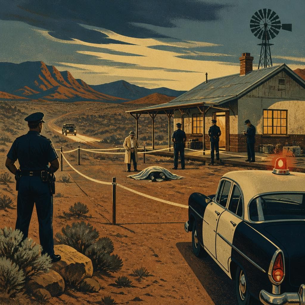 Cover art for When the Loneliest Road Became a Crime Scene