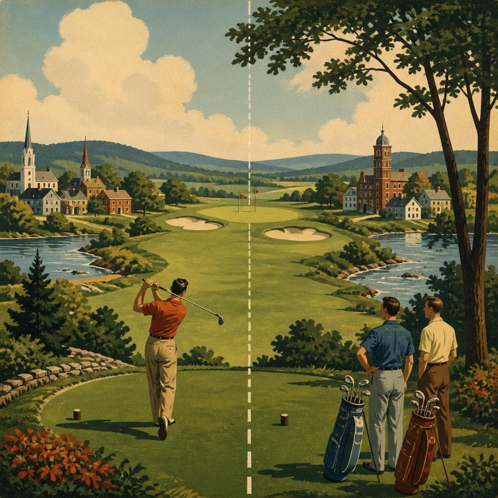 Cover art for Where Two Towns Chose One Fairway