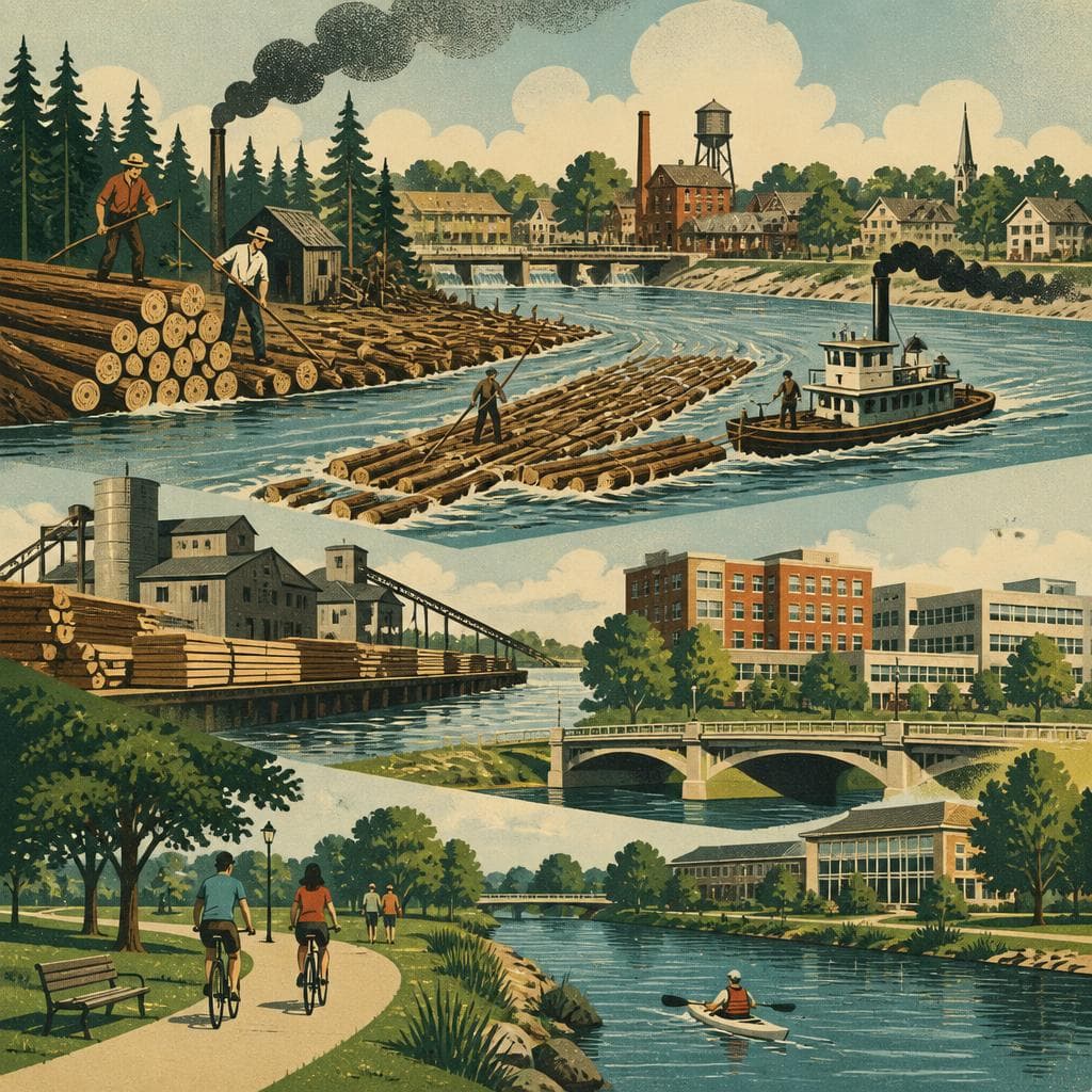 Cover art for When the River Was the Road
