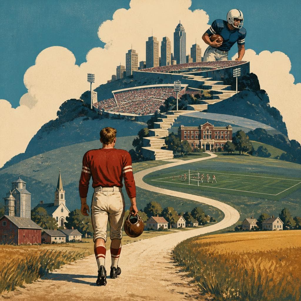 Cover art for From Exeter to the NFL Line