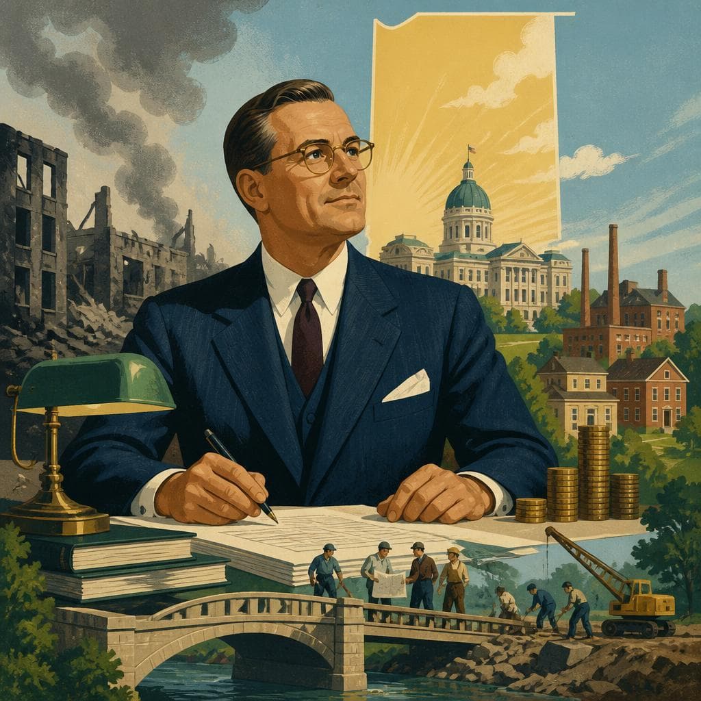 Cover art for The Banker Who Helped Indiana Stand Again