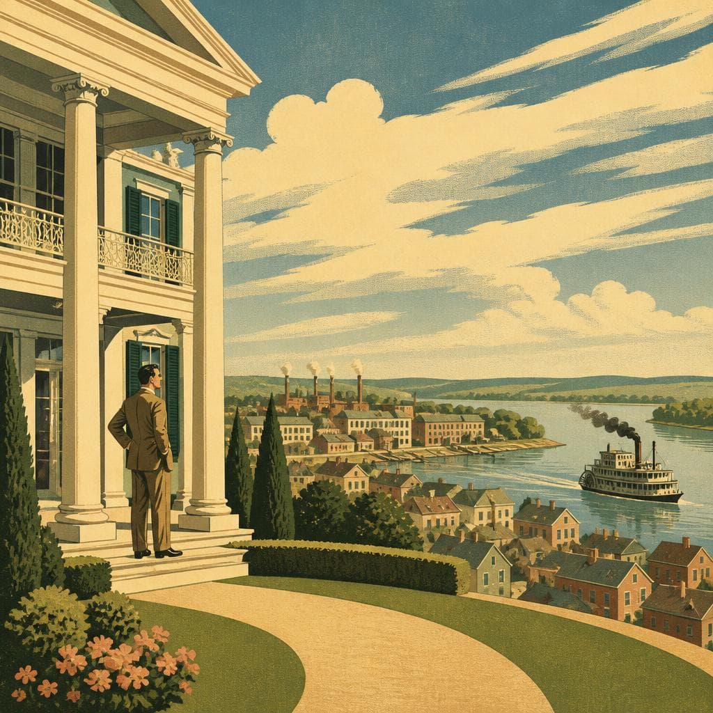 Cover art for A House Built to Sell a River Town