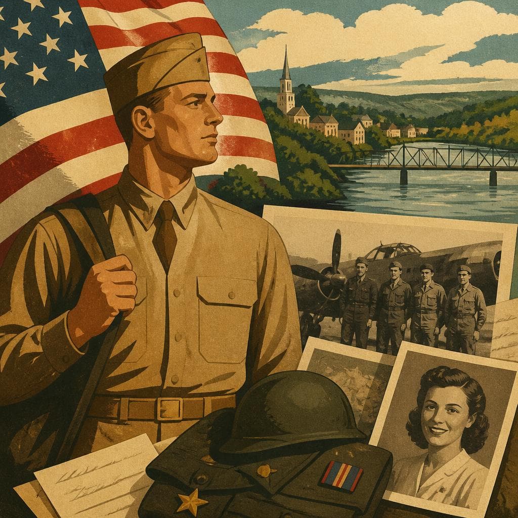 Cover art for A County’s Service, Kept in Uniform Cloth and Paper