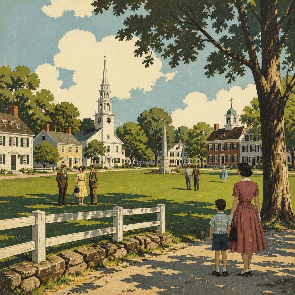Cover art for Around the Green, a Town’s First Portrait