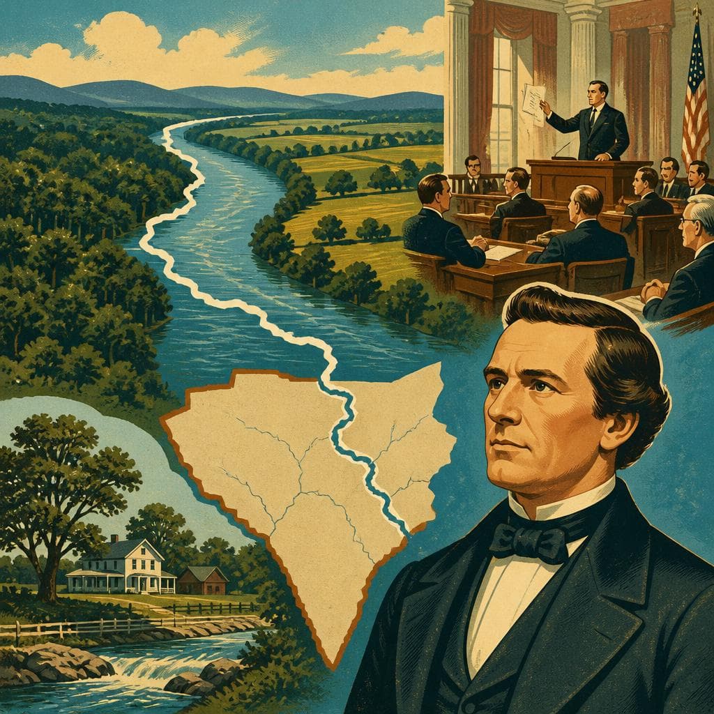 Cover art for Where a River Drew the Line