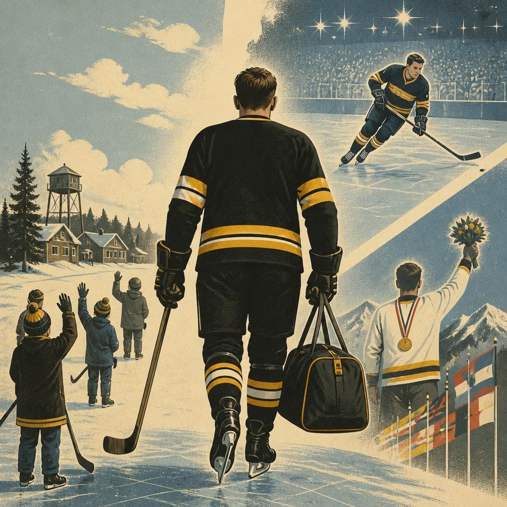 Cover art for From Warroad Ice to the Olympic Stage