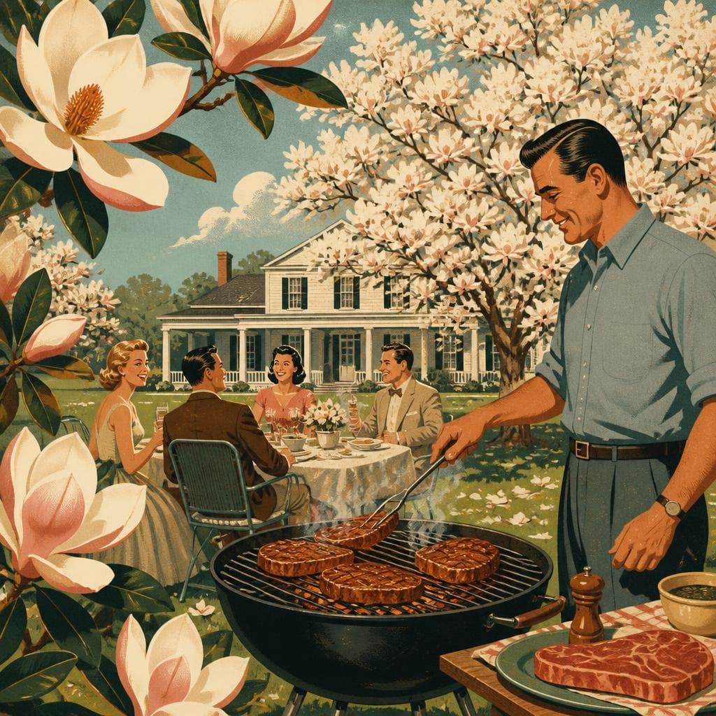 Cover art for Where Blossoms Meet the Grill