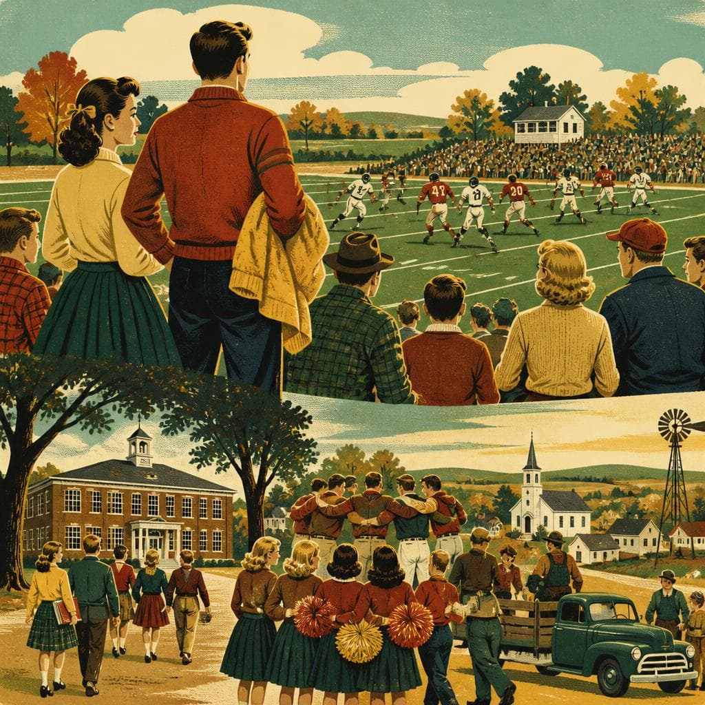 Cover art for Where a Small School Carried a Town