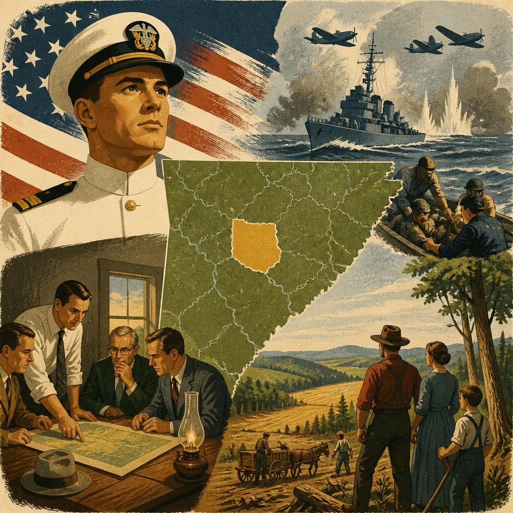 Cover art for How a Navy Hero Named a Landlocked Arkansas County