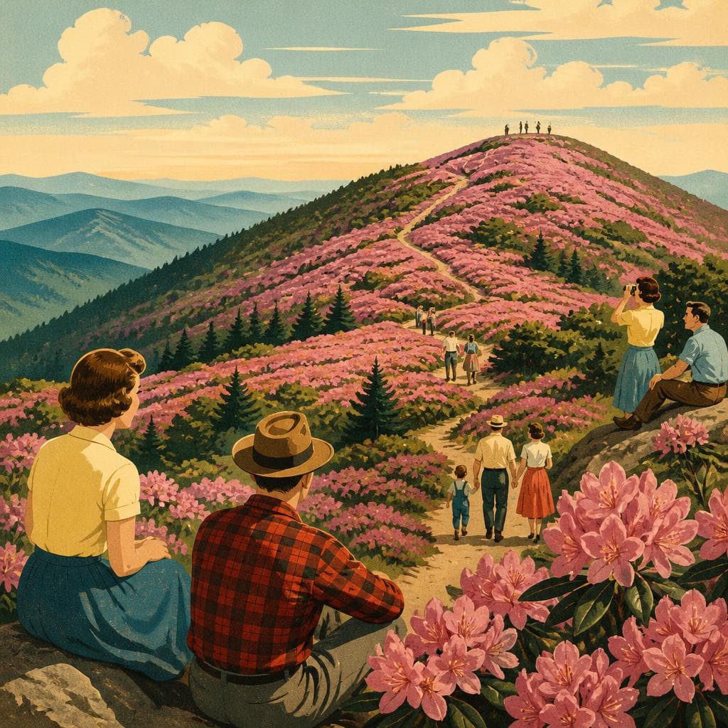 Cover art for When June Turns Roan Mountain Pink