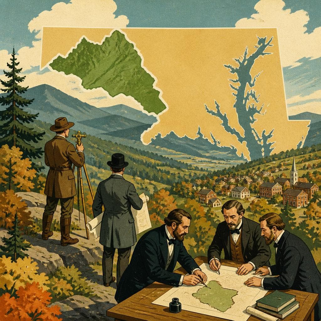 Cover art for How Maryland Drew a New County in the Mountains