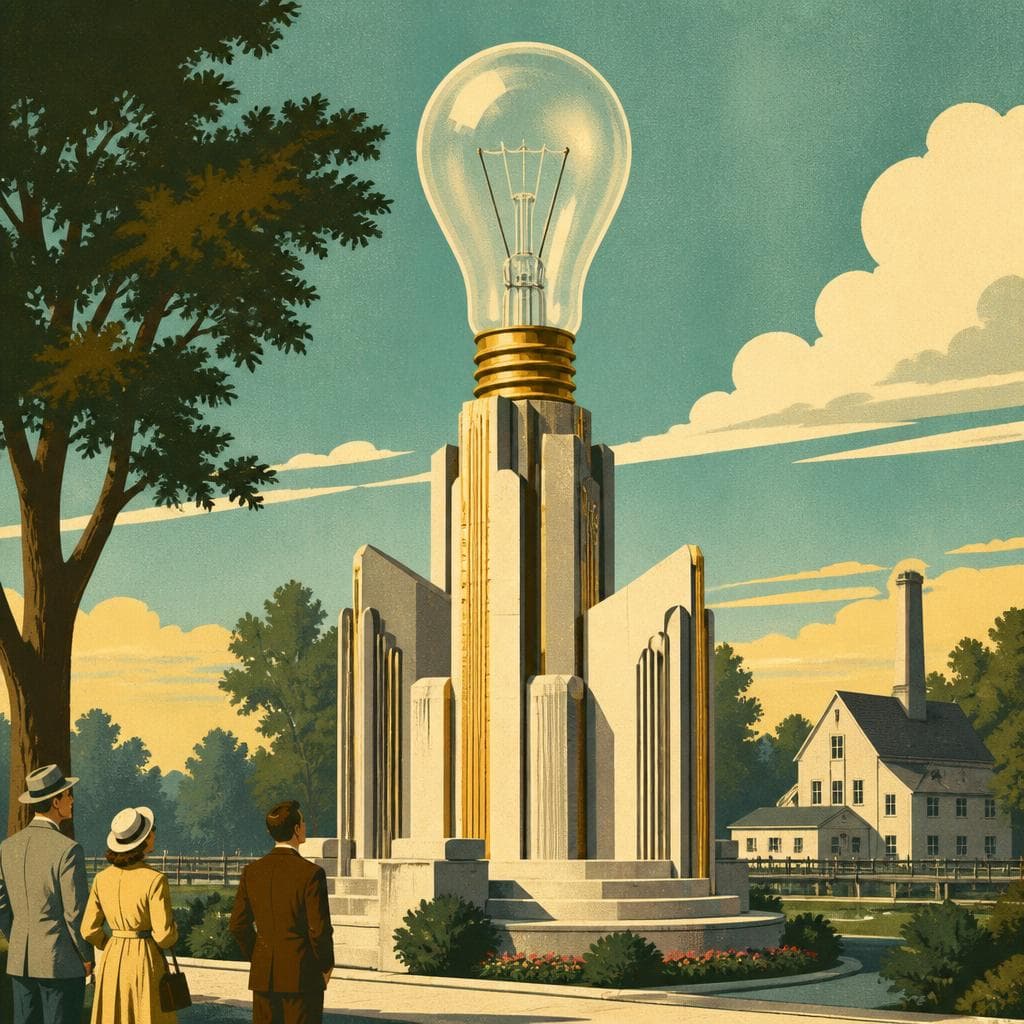 Cover art for A Light Bulb in Art Deco