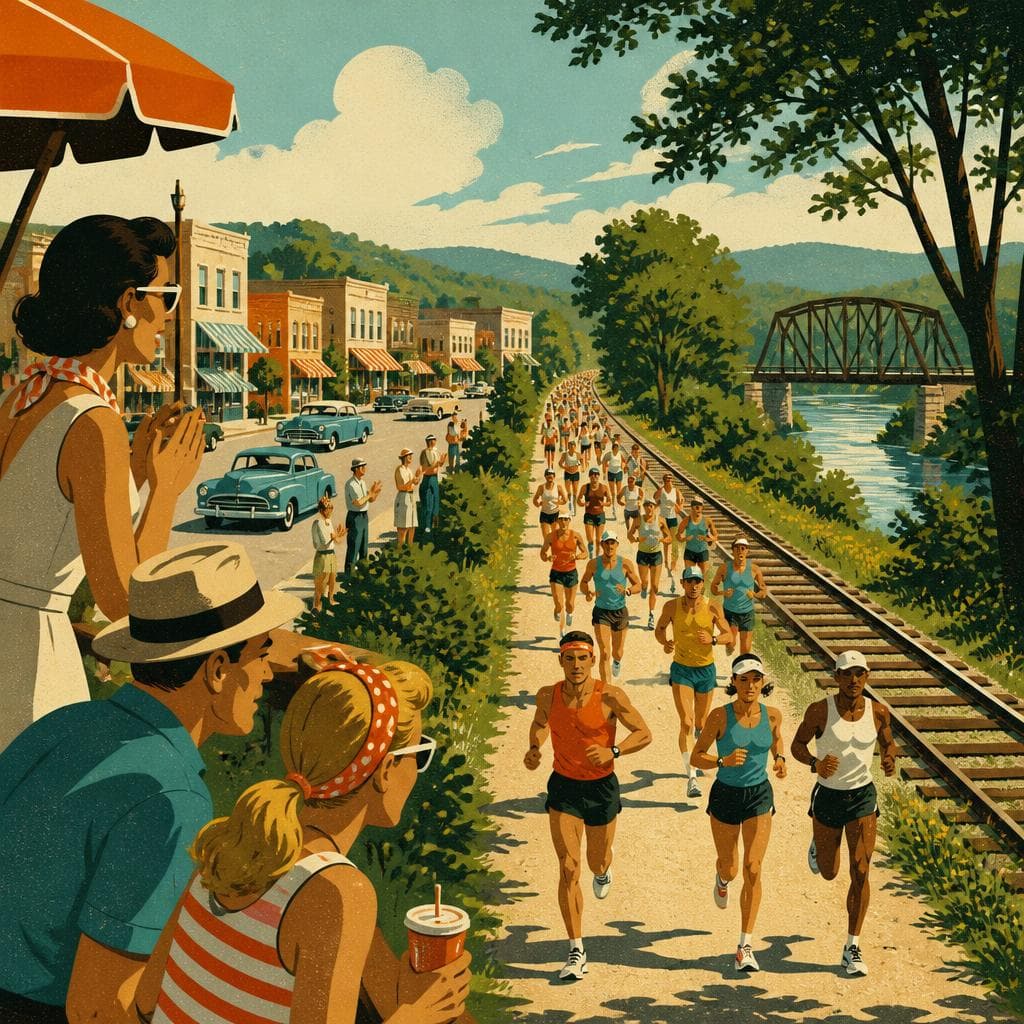 Cover art for Where a Rail-Trail Became Race Day Center Stage