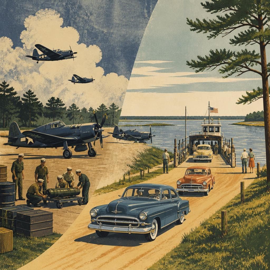Cover art for When Coinjock’s Wartime Airfield Changed Course