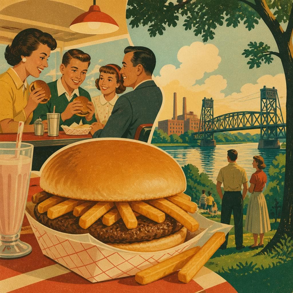 Cover art for The Burger With Fries Inside