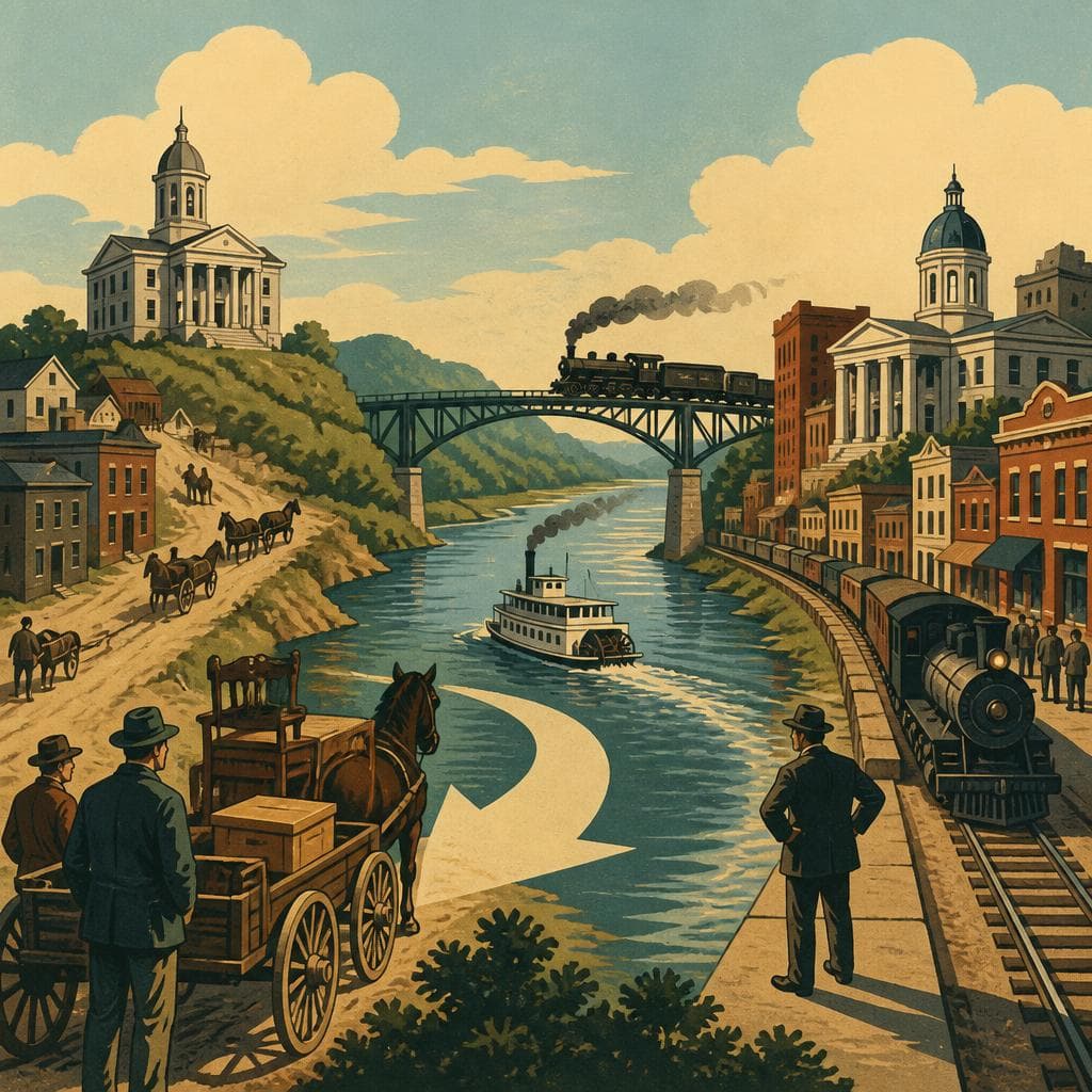 Cover art for When the County Seat Crossed the River