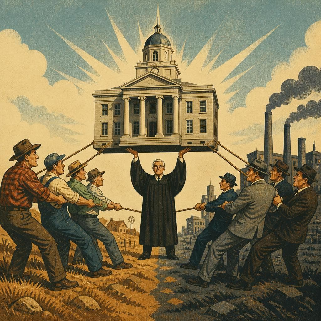 Cover art for How a Courthouse Settled Corunna’s Biggest Argument