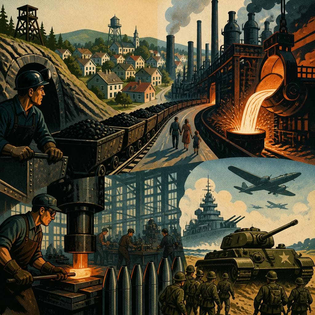 Cover art for From a Wisconsin Mine to Wartime Steel