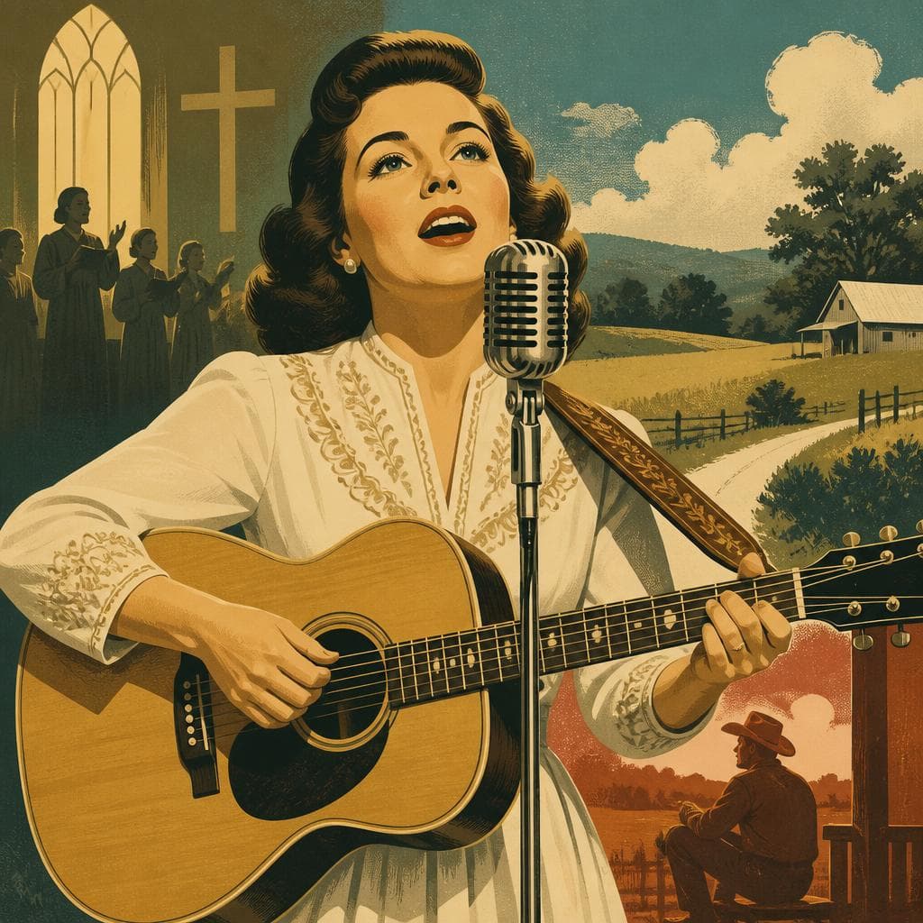 Cover art for Where Gospel Met Country in Martha Carson’s Voice