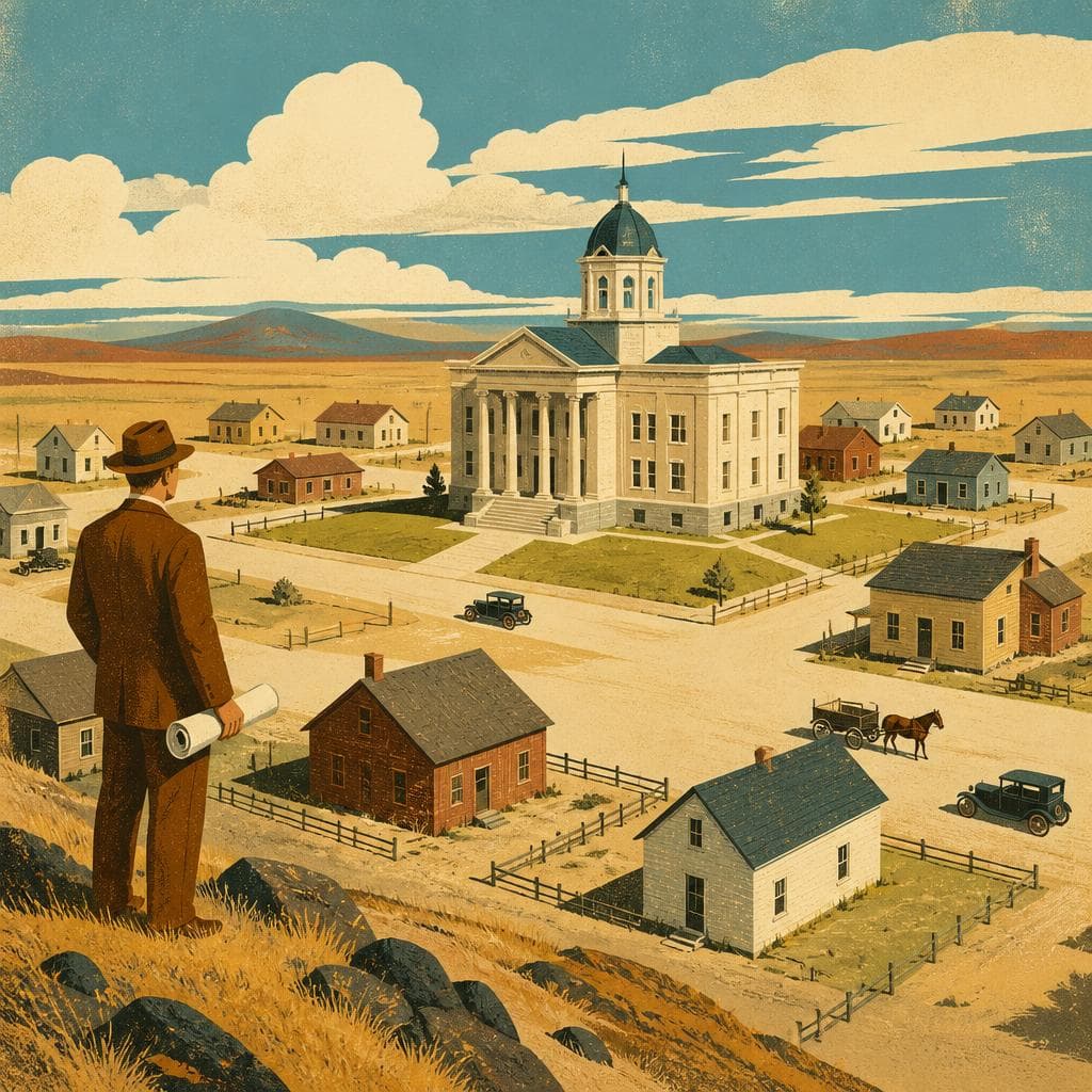 Cover art for A Town Built for the Courthouse