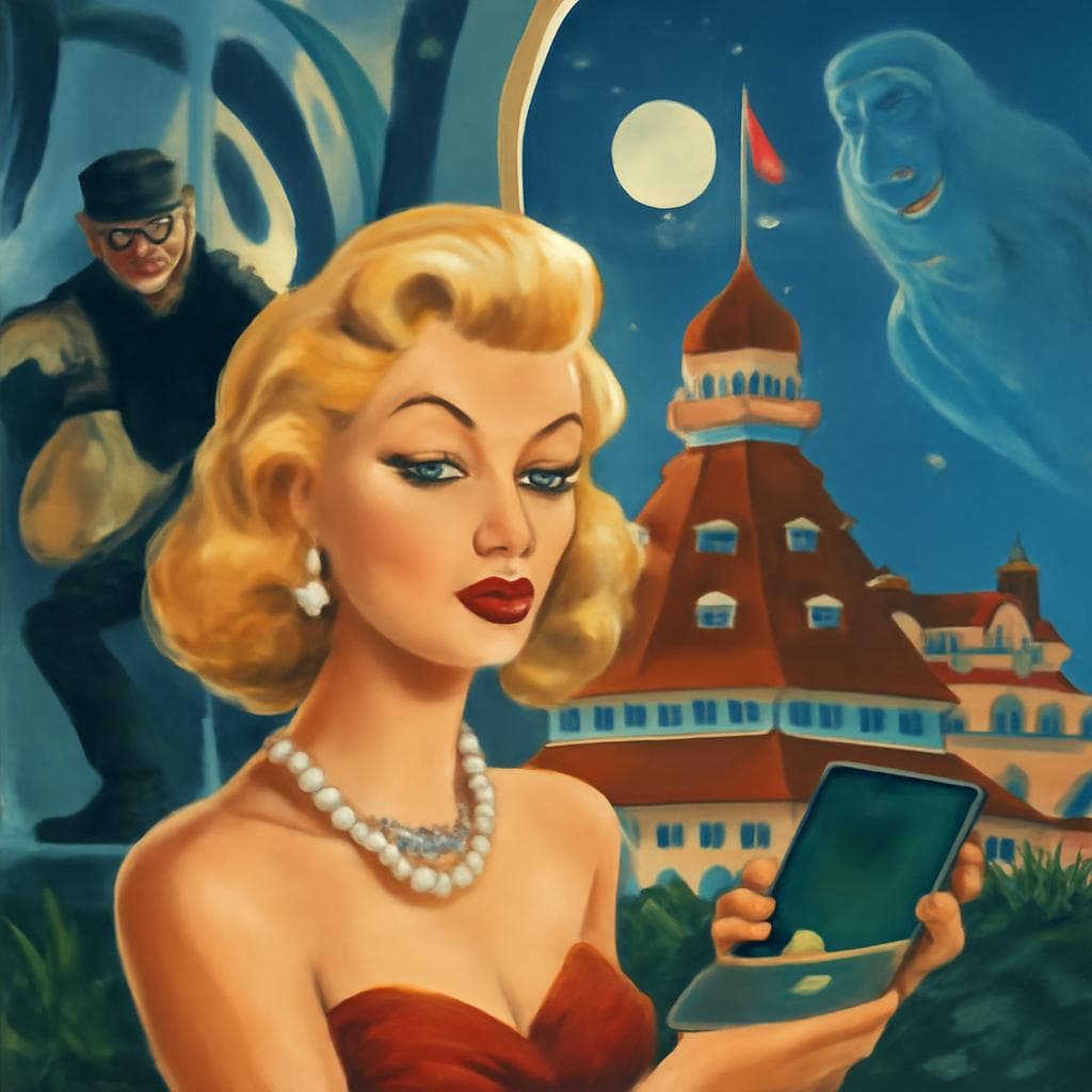 Cover art for The Great Hotel Del Coronado Jewel Heist: Glamour, Ghosts, and Glittering Intrigue