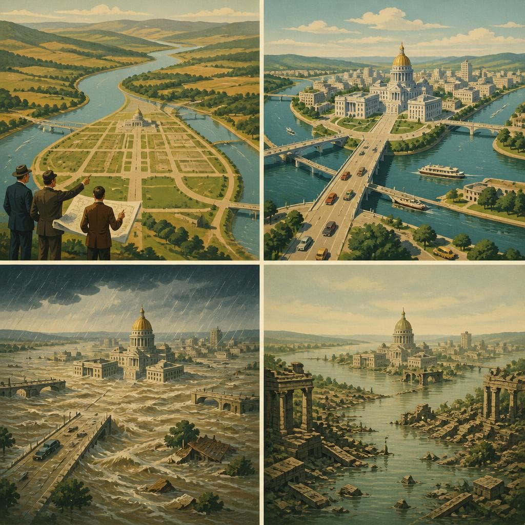 Cover art for Where Two Rivers Built a Capital and Undid It