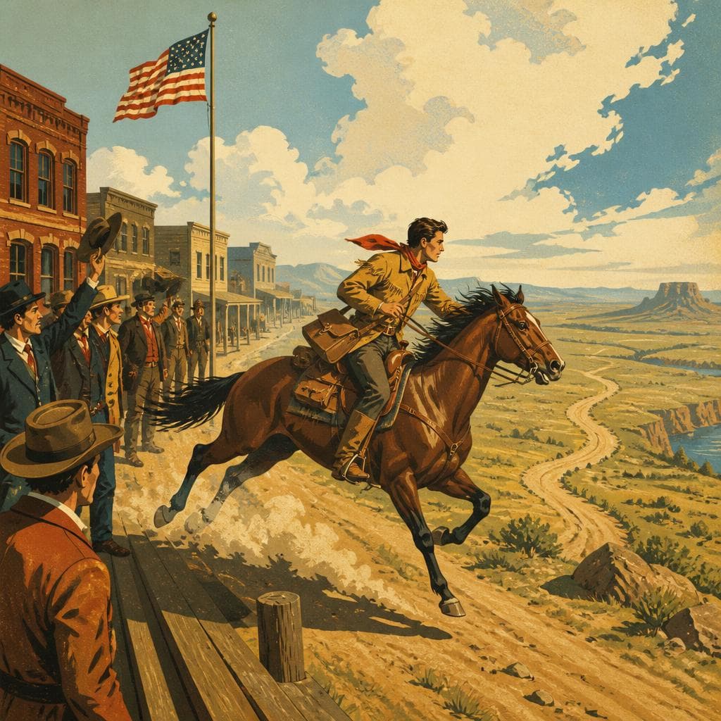 Cover art for Where the Pony Express Broke West