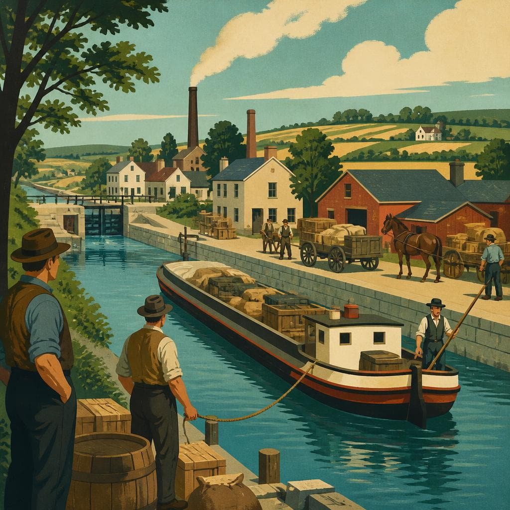 Cover art for When the Water Road Reached Orleans County