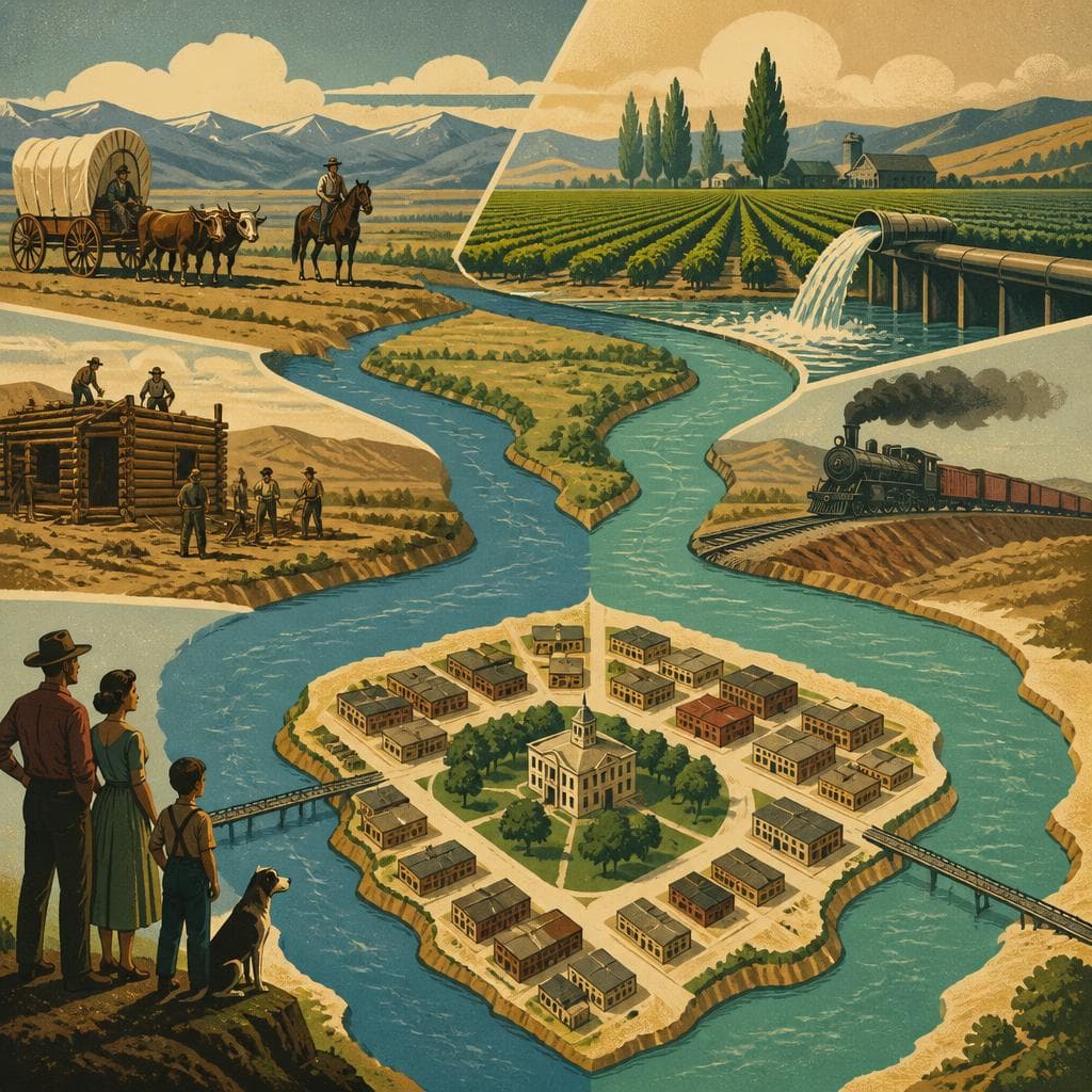 Cover art for Where the Rivers Meet, a County Takes Shape