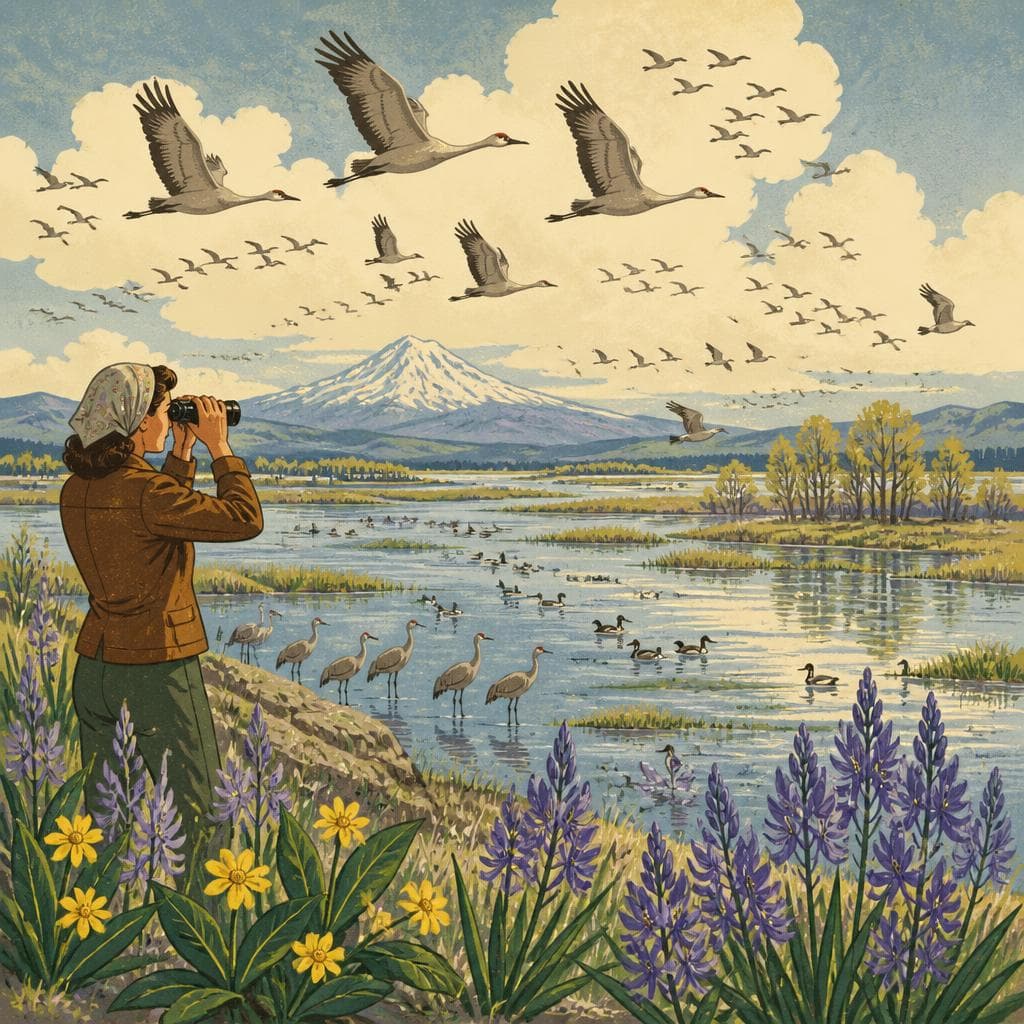 Cover art for When Spring Floods Lift the Birds at Camas