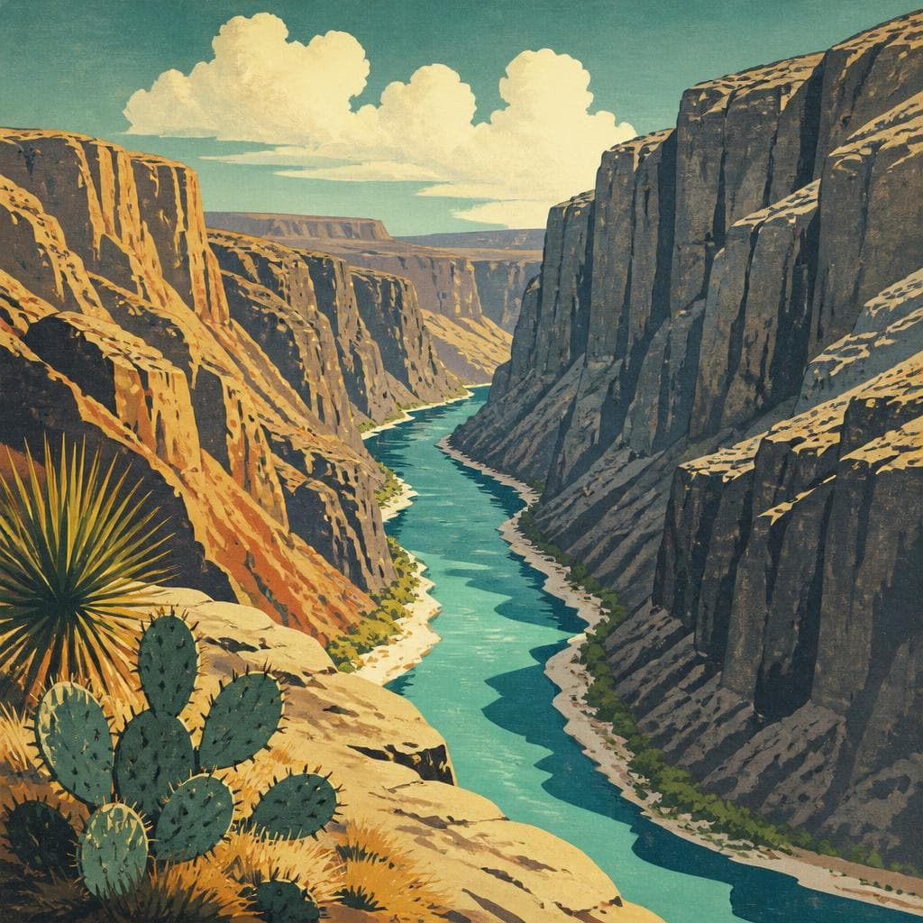 Cover art for Where the Rio Grande Enters Stone