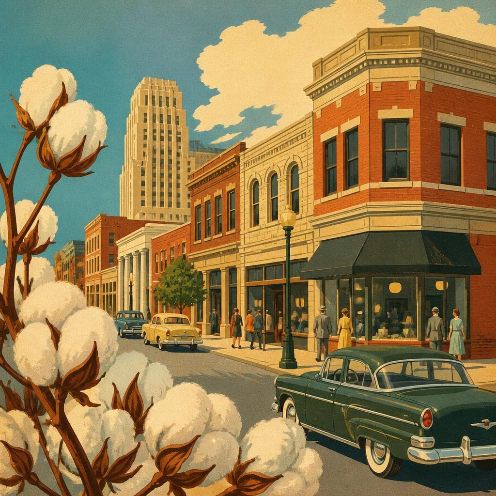Cover art for Where Cotton Became Downtown