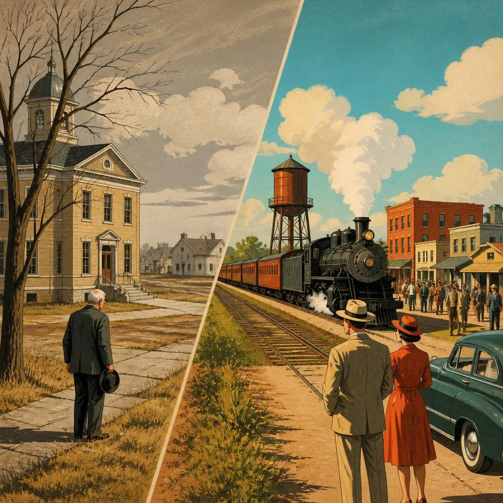 Cover art for When the Railroad Chose Another Town