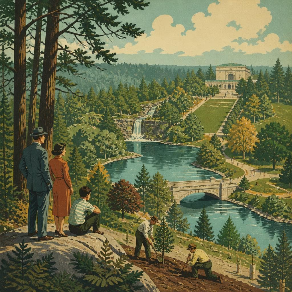 Cover art for Where Nature Met Design in Forest Park