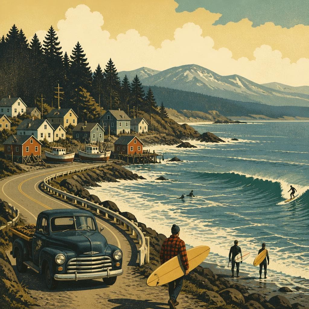 Cover art for Where the Road Meets the Cold Surf