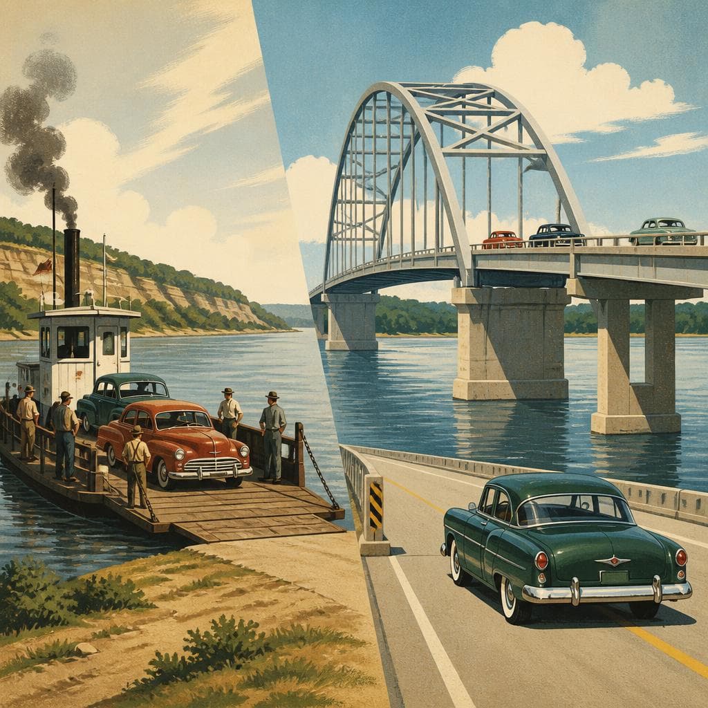 Cover art for When the Ferry Gave Way to the Bridge