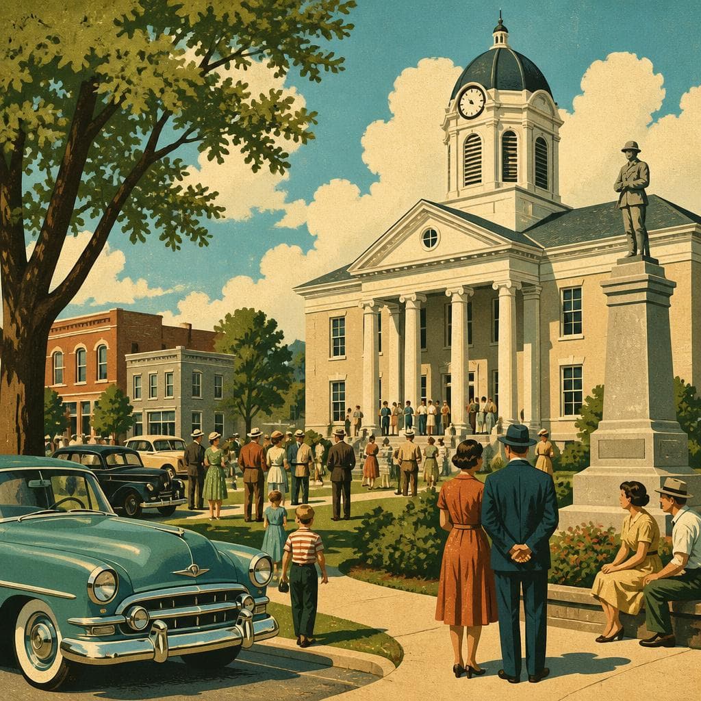 Cover art for The Square Where Russell County Reassembled