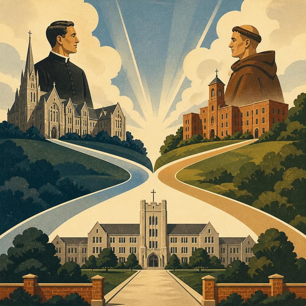 Cover art for Two Monastic Roots, One College