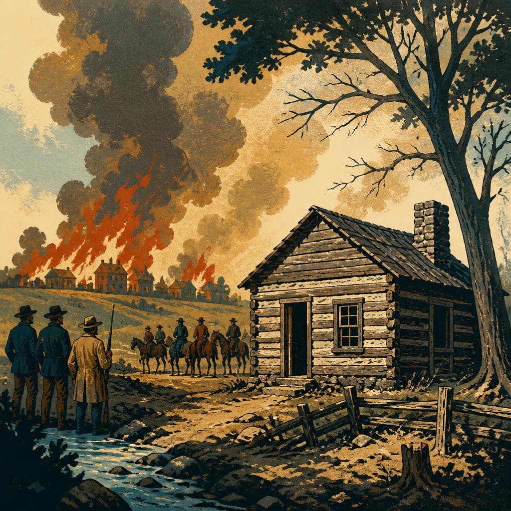 Cover art for The Cabin That Outlasted the Fire