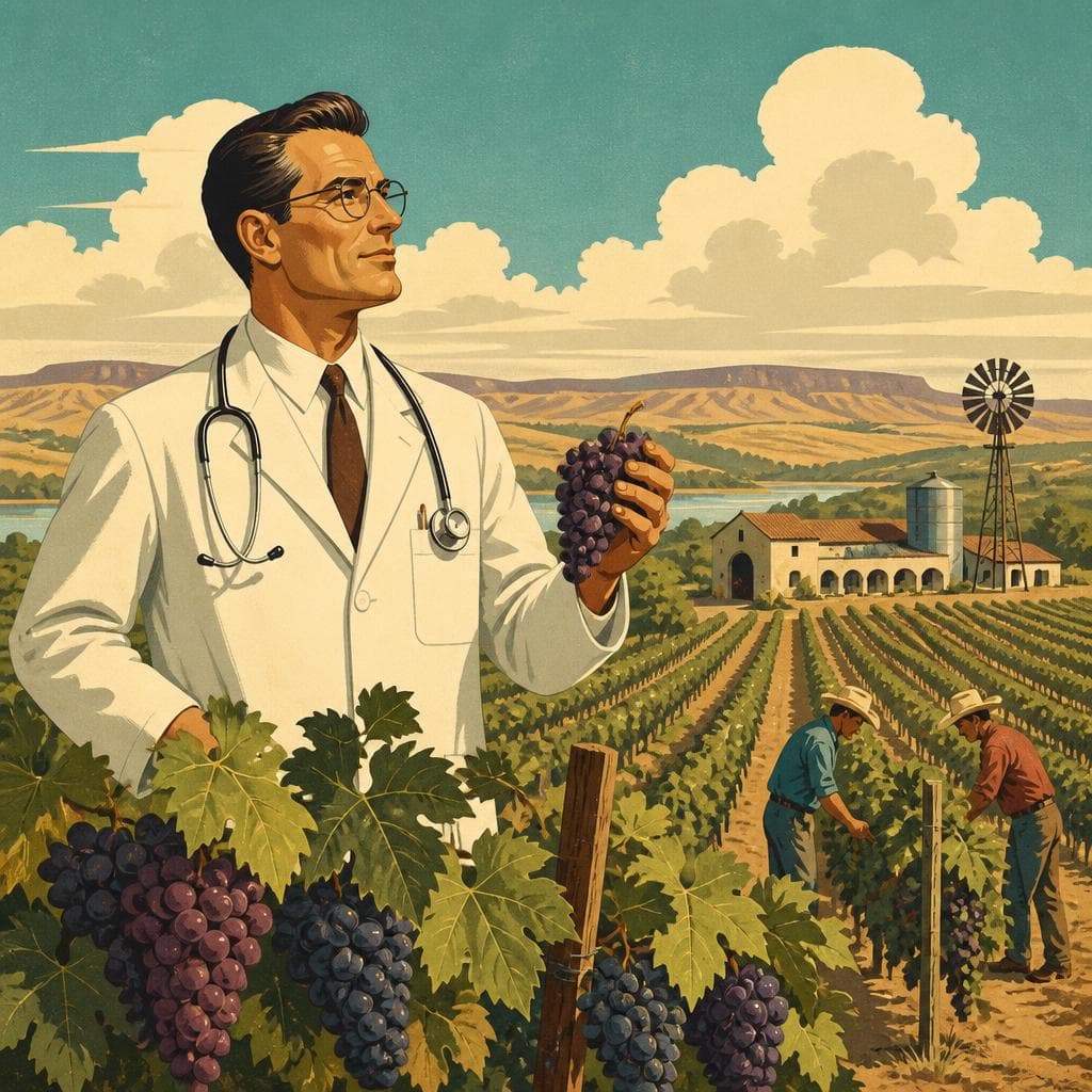 Cover art for The Doctor Who Bet on Brownfield Grapes