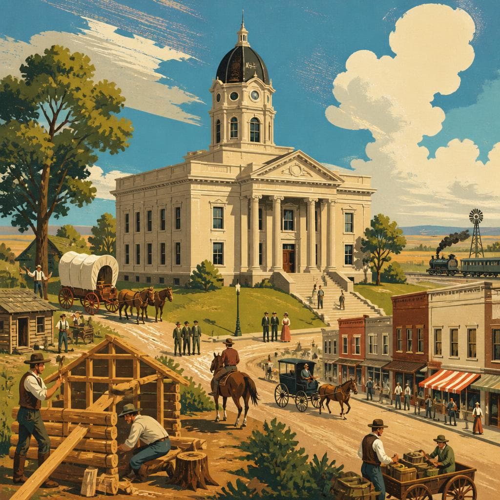 Cover art for How a Courthouse Made Henrietta