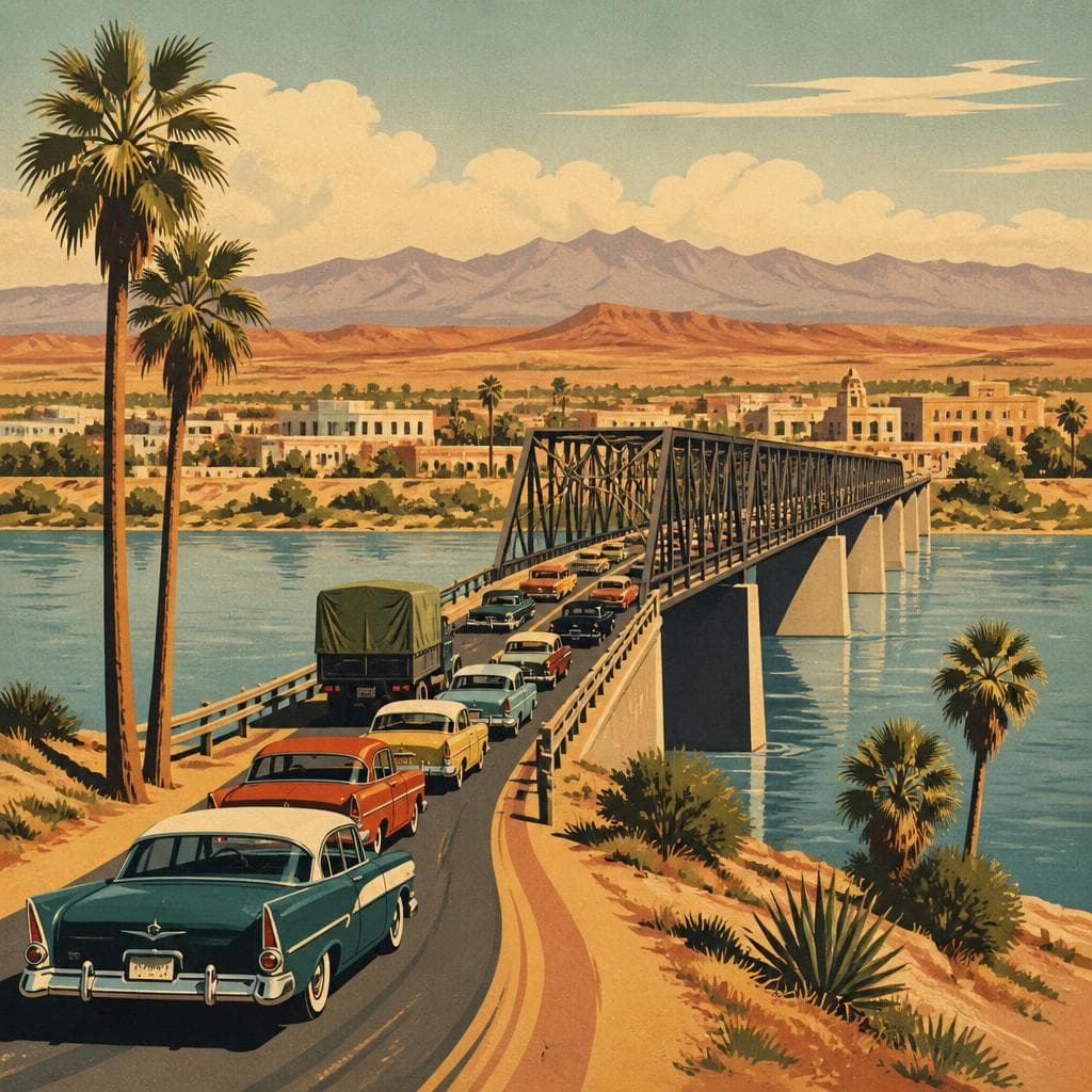 Cover art for Where California Traffic Funneled Through the River