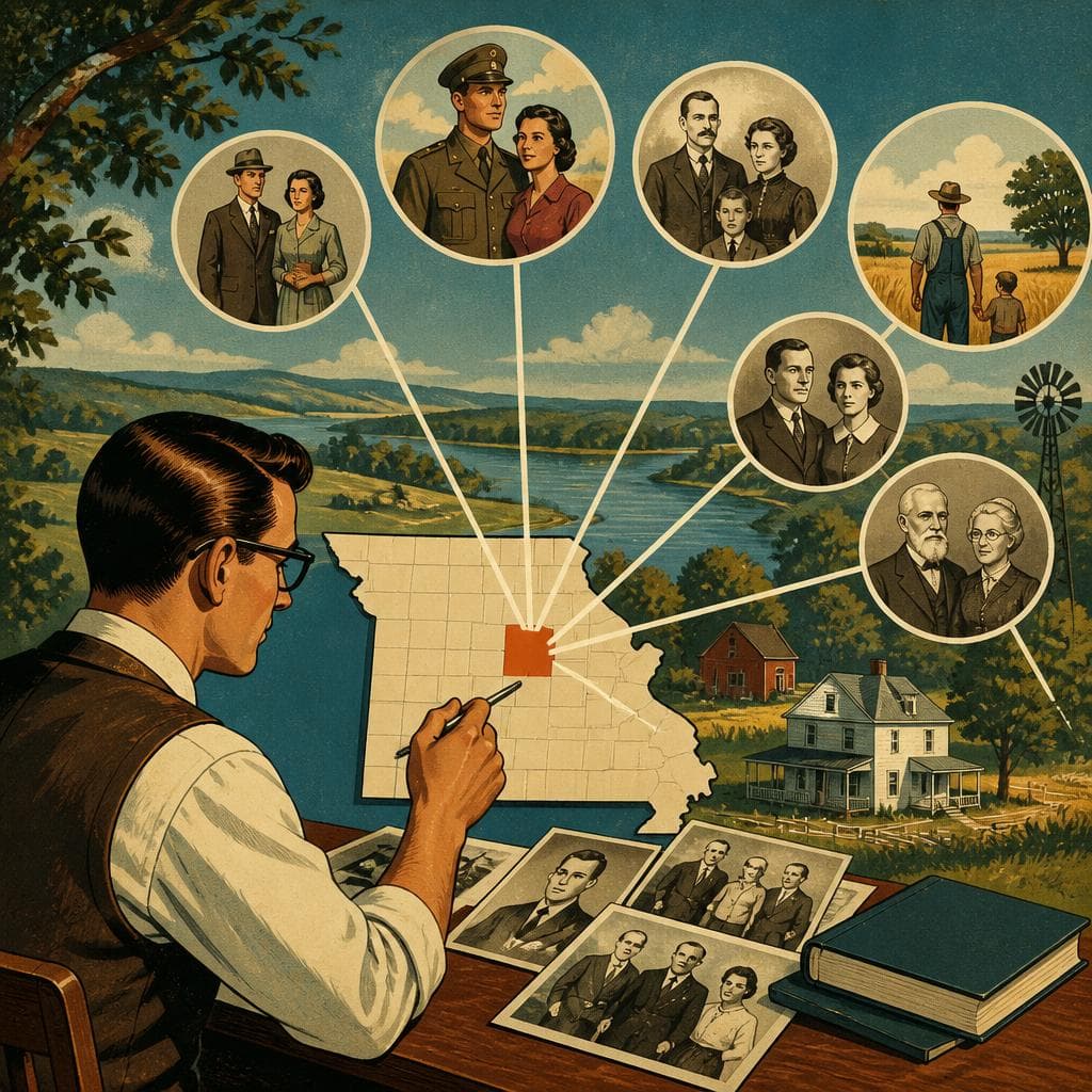 Cover art for A County Name, a Family Web