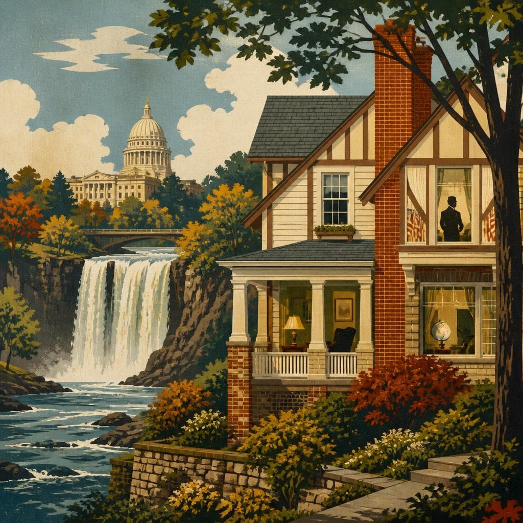Cover art for A Governor’s Ambition, Framed in Wood and Brick