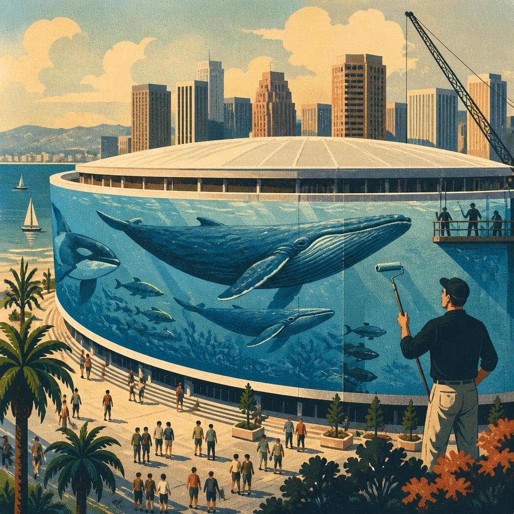Cover art for When the Arena Became an Ocean