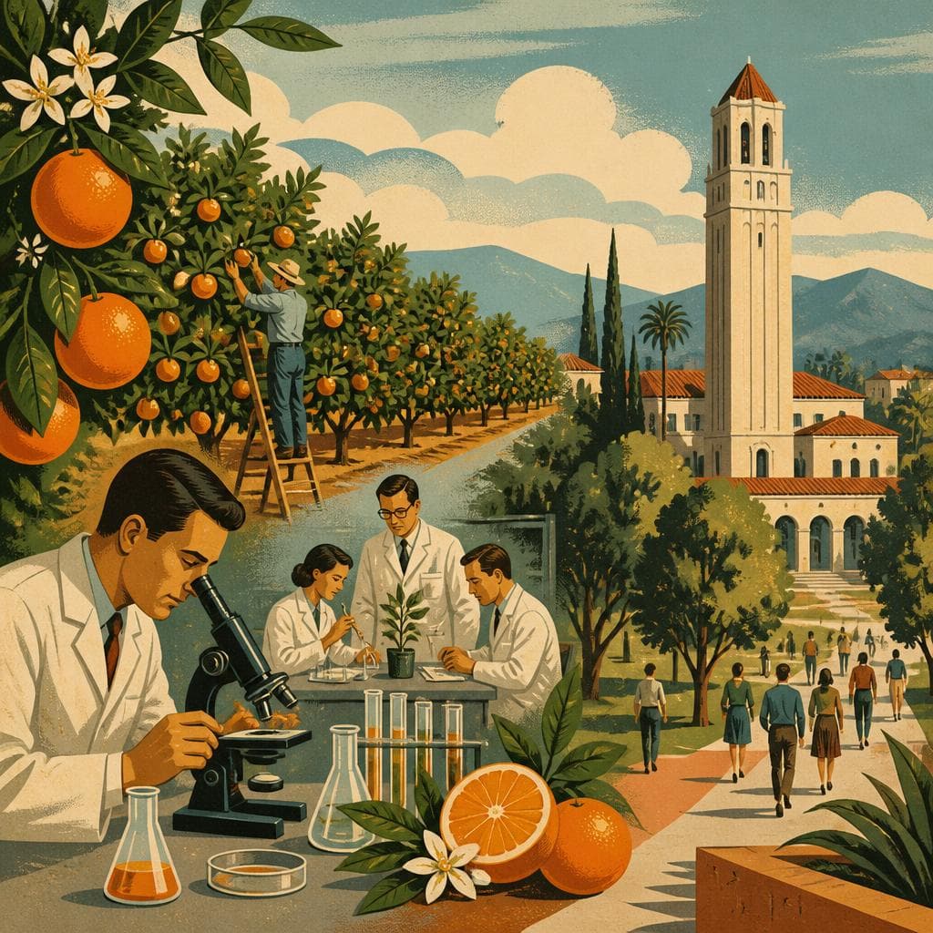 Cover art for Where Orange Groves Became a University