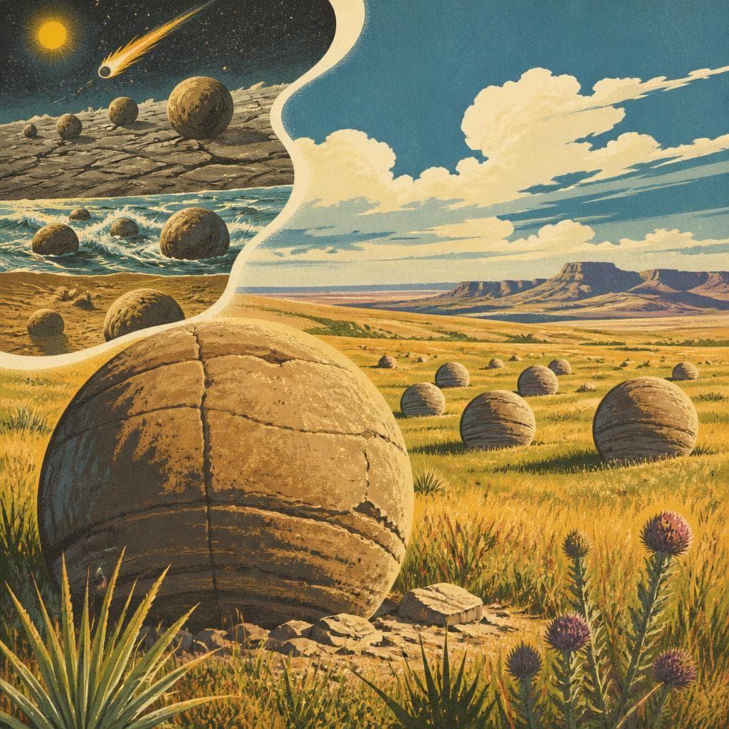 Cover art for How Kansas Got Its Field of Stone Giants